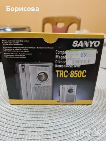 Sanyo TRC-850C стандартен компактен касетофон , снимка 4 - Радиокасетофони, транзистори - 38529367
