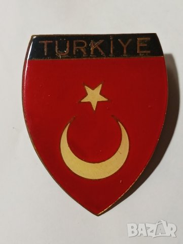 Голяма значка, знак, Турция. , снимка 1 - Колекции - 43732795