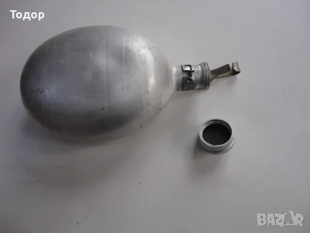 Войнишка алуминиева манерка 2, снимка 4 - Колекции - 49100483