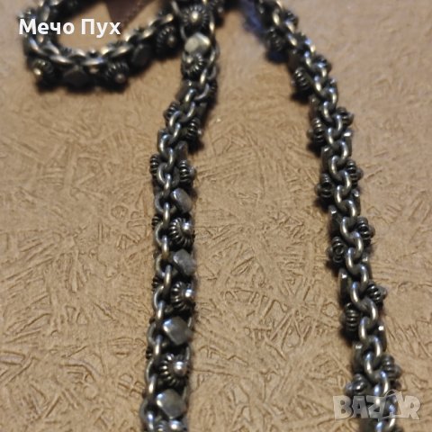 Сребърен синджир (243), снимка 7 - Колиета, медальони, синджири - 43931836