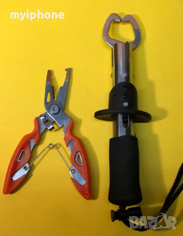 Риболовни клещи за захващане за устата на рибата и многофункционални клещи 