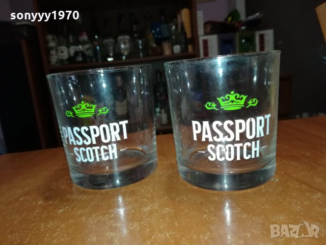 passport-SCOTCH 2 чаши за уиски 2811211711, снимка 2 - Колекции - 34956112