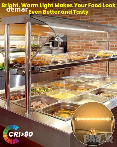 BrightArk Лампи за Храна: 500W, 240v J118 R7S, Безопасни, 4бр., снимка 6 - Други - 49809921