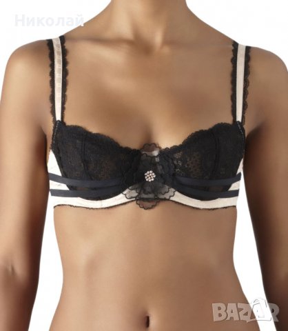 Aubade Coco Blues Underwire сутиен 75В, снимка 14 - Бельо - 36775287