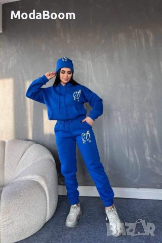 🤩Дамски ватирани екипи + ПОДАРЪК💥 Шапка🎁🤩, снимка 3 - Спортни екипи - 43512989