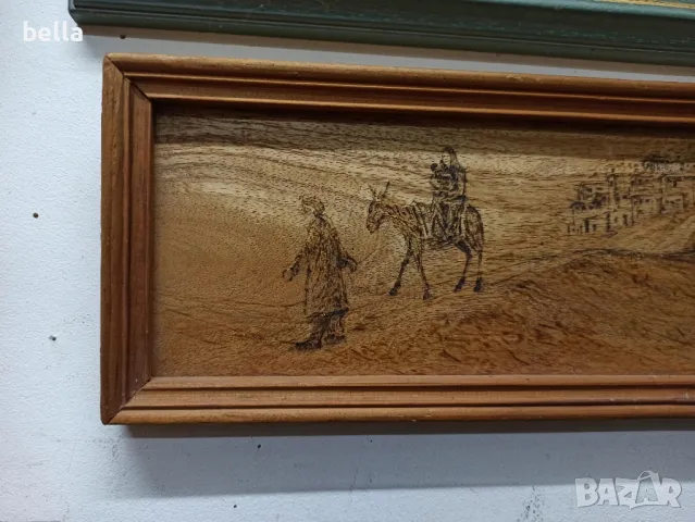 Авторска картина върху дърво, снимка 4 - Картини - 47511811