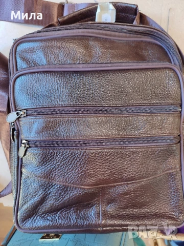 Мъжка кожена чанта 