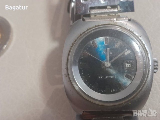 Заря 22 камъка, ZARJA часовник 22 камней, снимка 6 - Дамски - 43643042