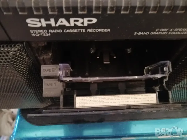 Радиокасетофон SHARP WQ-T234H, снимка 7 - Радиокасетофони, транзистори - 48509694