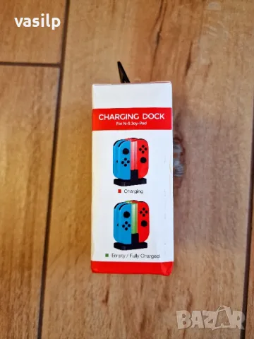 Нова докинг станция за 4 дистанционни за Nintendo Switch, снимка 2 - Аксесоари - 49140912