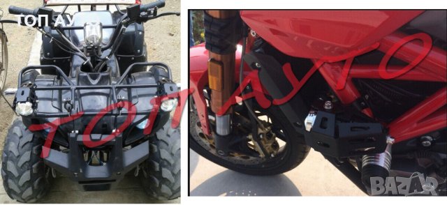 Супер Мощни LED Диодни Халогени Фарове Мотор Скутер Мотопед АТВ 2бр/к-т + Копче, снимка 4 - Аксесоари и консумативи - 33004578