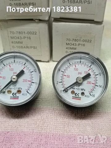 Camozzi,редуцир вентили и манометри, снимка 4 - Резервни части за машини - 53304312