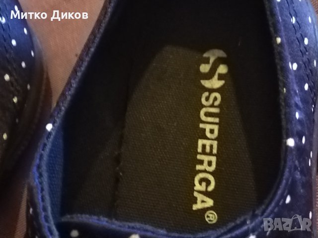 Детски маратонки маркови на Superga като нови EU-33 -21cm-UK-1-US-2, снимка 5 - Детски маратонки - 43507066