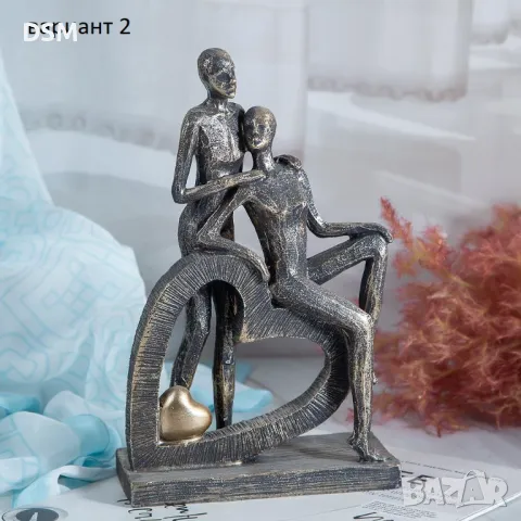 Статуетка Влюбени Сърца Фигура за Декорация / Подарък 24см , снимка 2 - Декорация за дома - 48528624