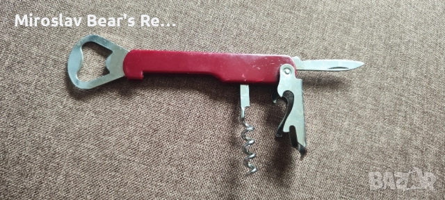 Отварачка с тирбушон и нож за вино , перфектно състояние , снимка 2 - Ножове - 51669013
