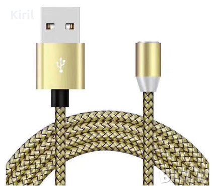 Магнитен кабел за зареждане на телефон iPhone, type C и Android, снимка 5 - USB кабели - 32884446