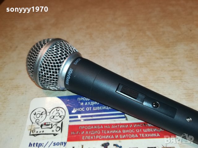 SHURE SM58 1112212008, снимка 5 - Микрофони - 35108029