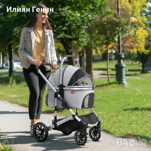 PawHut Кучешка количка 3 в 1 , снимка 7 - За кучета - 51782347
