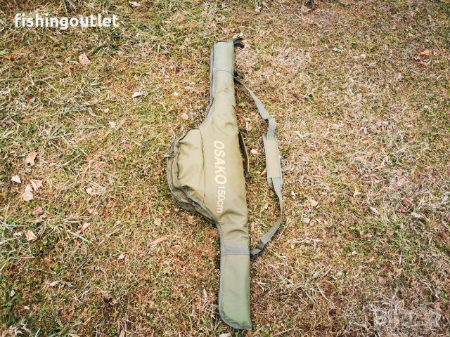 Двоен шарански калъф подходящ за голями макари, 150см, снимка 3 - Такъми - 44085834