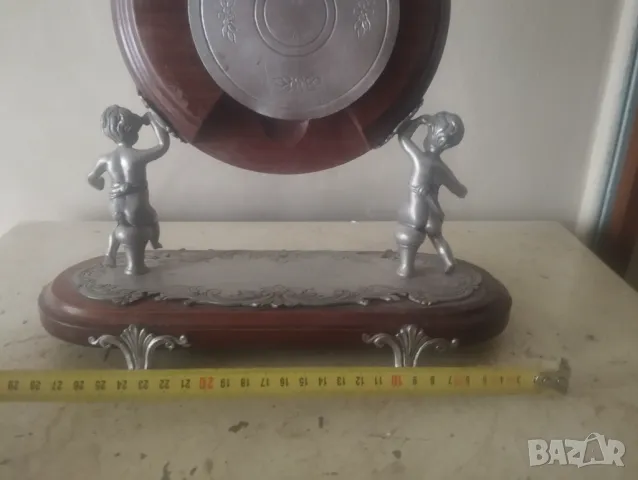 Настолен часовник в бароков стил, снимка 6 - Антикварни и старинни предмети - 48627616