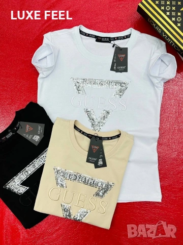 GUESS ✨Дамска Тениска - Бяла