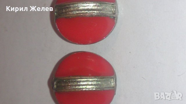 Винтидж емайлирани дамски обеци -13884, снимка 3 - Обеци - 28893994