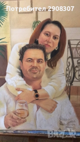 Портрет по снимка коледни подаръци