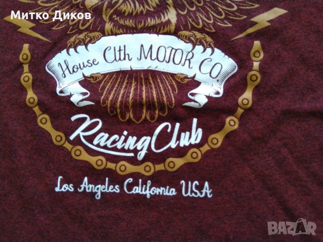 Тениска Лайф Фаст Хаус мотор рейсинг Лос Анджелес САЩ размер М, снимка 2 - Спортна екипировка - 32795561