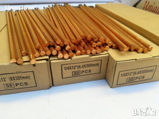 Електроди за рубене графит коксов, снимка 2 - Други машини и части - 40665124