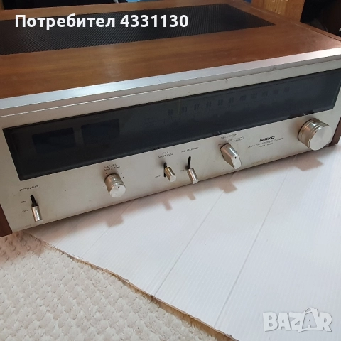 радио тунер nikko fam 800 , снимка 2 - Радиокасетофони, транзистори - 52286121