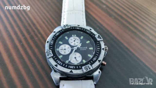 IMAGE мъжки часовник имитиращ сребърна визия, снимка 7 - Мъжки - 37150078