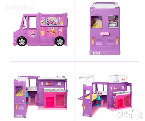 Барби камион за храна/Барби кулинарен камион, снимка 2 - Кукли - 53054699