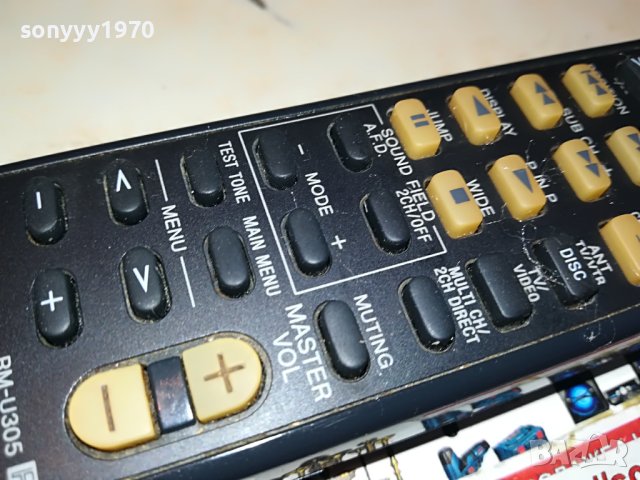 SONY RM-U305 AUDIO REMOTE-SWISS 2904231935, снимка 4 - Ресийвъри, усилватели, смесителни пултове - 40530340