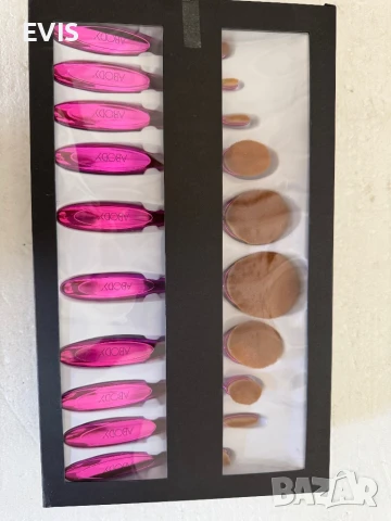 💄 Комплект четки за грим Abody – 10 броя 💄
