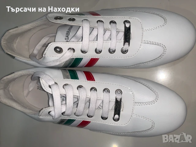 $344 Мъжки маратонки D&G Dolce & Gabbana EUR 45 | US 11 | UK 10 оригинални кецове за мъже, снимка 4 - Маратонки - 50873640