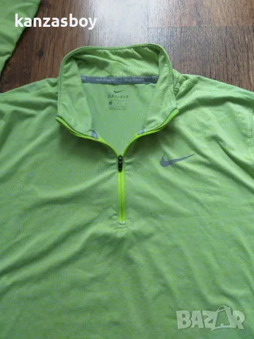 Nike W NK ELEMENT 1/2 ZIP - страхотна дамска блуза Л, снимка 3 - Блузи с дълъг ръкав и пуловери - 49212041