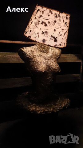 Авторска скулптура, Голо женско тяло–ЛАМПА, 20кг, снимка 8 - Настолни лампи - 37056486