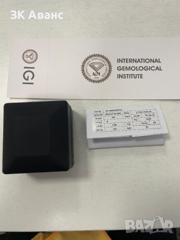 златен пръстен с диамант, снимка 4 - Пръстени - 43412339