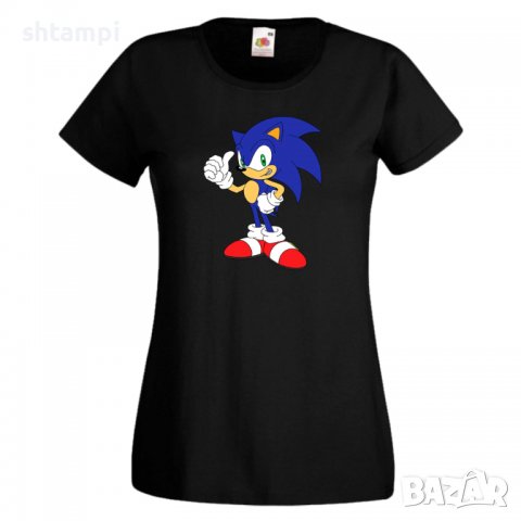 Дамска тениска Sonik 005 Игра,Изненада,Подарък,Празник,Повод, снимка 2 - Тениски - 37244971