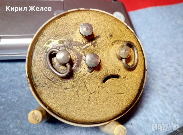 SLAVA 11 JEWELS MADE in USSR Стар КОЛЕКЦИОНЕРСКИ РУСКИ МЕХАНИЧЕН БУДИЛНИК СЛАВА 47762, снимка 8 - Антикварни и старинни предмети - 47656659