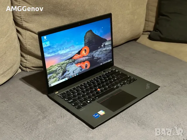 14’FHD IPS/i5-1135G7/16GB DDR4/Thinkpad T14s Gen2/512GB SSD/Гаранция, снимка 3 - Лаптопи за работа - 48144268