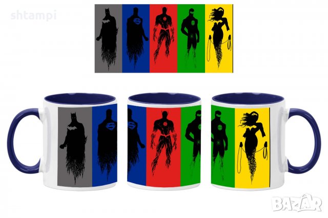 Чаша DC Justice leage 02,Керамична Чаша, Кафе Чай, Игра,Изненада,Подарък,Повод,Празник,Рожден Ден, снимка 3 - Чаши - 38512368