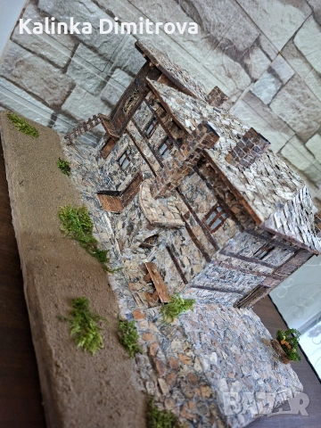 Макет на къща в Родопите,изработен по снимка., снимка 17 - Други стоки за дома - 53481131