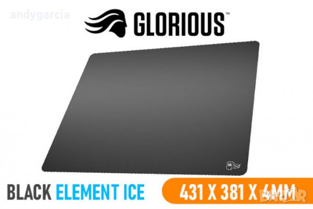  Glorious Elements Ice XL геймърски пад черен чисто нов, снимка 8 - Клавиатури и мишки - 38247733