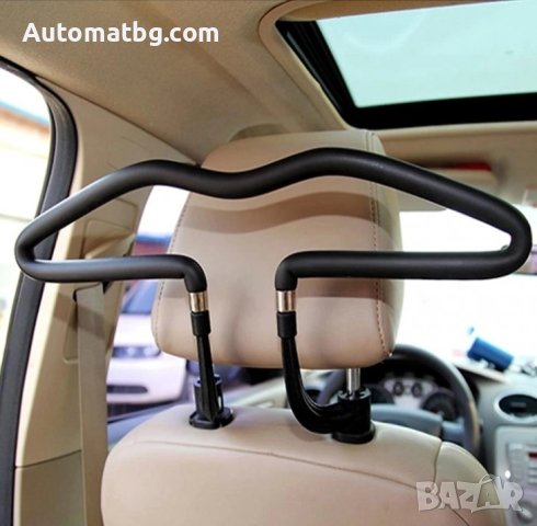 Закачалка за дрехи Automat, За автомобил, Универсална, Черна, снимка 2 - Аксесоари и консумативи - 43698274