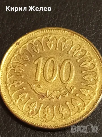 Монета 100 милима 1997г. Тунис рядка за КОЛЕКЦИЯ ДЕКОРАЦИЯ 40870, снимка 3 - Нумизматика и бонистика - 48940308