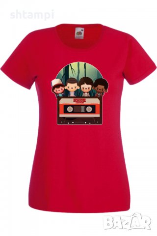 Дамска Тениска Stranger Things 4,Филм,Сериал,, снимка 4 - Тениски - 37314691