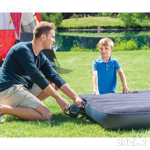 Електрическа помпа 220V/12V INTEX Quick-Fill AC/DC (с батерия и зарядно), снимка 4 - Друга електроника - 53446860