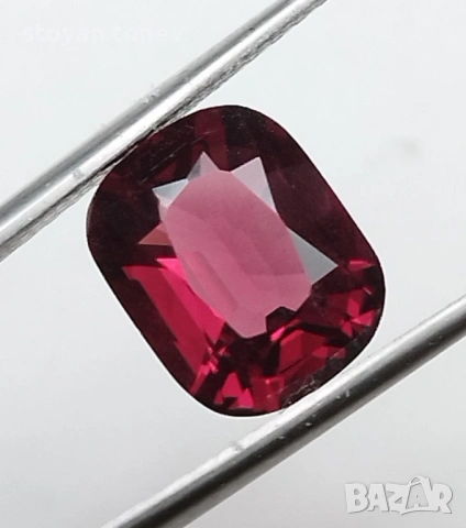 Рядък 1.85кт. естествен, нетретиран вишнево-червен шпинел от Мианмар (Бирма)! Нов!, снимка 6 - Други - 53563279