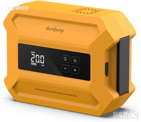 SUP Помпа dwndpump 20PSI високо налягане, електрическа, преносима помпа за SUP дъски интелигентна...
